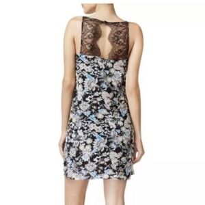 Kensie Dark Floral Boo Shift Mini Dress